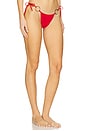 view 2 of 4 Alexis Bikini Bottom in Red