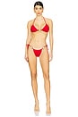 view 4 of 4 Alexis Bikini Bottom in Red