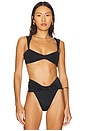view 1 of 4 Malory Bikini Top in Black