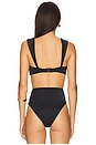 view 3 of 4 Malory Bikini Top in Black