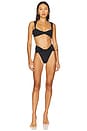 view 4 of 4 Malory Bikini Top in Black