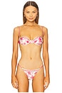 view 1 of 4 x REVOLVE Ankara Bikini Top in Nath Red Floral