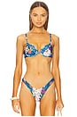 view 1 of 4 x REVOLVE Candelaria Patchy Bikini Top in Bohemian Floral