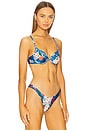 view 2 of 4 x REVOLVE Candelaria Patchy Bikini Top in Bohemian Floral