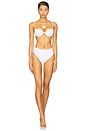 view 4 of 4 x REVOLVE Penelope Bikini Bottom in Ivory