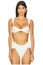 view 1 of 4 Malory Bikini Top in Avorio
