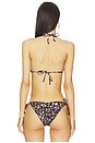 view 3 of 4 Lolina Ambar Triangle Bikini Top in Multicolor