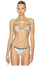 view 1 of 5 Lolita Sereia Triangle Bikini Top in Multicolor