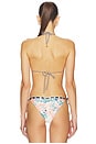 view 3 of 5 Lolita Sereia Triangle Bikini Top in Multicolor