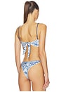 view 4 of 5 Lace Batik Bikini Top in Multicolor