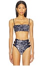 view 1 of 4 Brietta Batik Bikini Top in Multicolor
