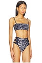 view 2 of 4 Brietta Batik Bikini Top in Multicolor