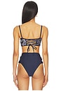 view 3 of 4 Brietta Batik Bikini Top in Multicolor