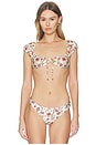 view 1 of 5 Lupita Aura Crop Top Bikini Top in Multicolor