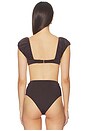 view 3 of 4 HAUT DE MAILLOT DE BAIN LUPITA in Chocolate