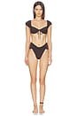 view 4 of 4 BAS DE MAILLOT DE BAIN LILY in Chocolate