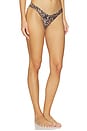 view 2 of 4 Ivy Bikini Bottom in Continua Animal Print