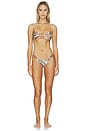 view 5 of 5 Lace Plume Bikini Top in Multicolor