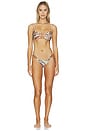 view 4 of 4 Maisie Plume Bikini Bottom in Multicolor