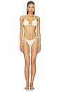 view 4 of 5 BAS DE MAILLOT DE BAIN ALEGRIA in White