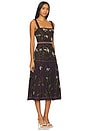 view 2 of 4 Nispero Cafe Dress in Brown Multicolor