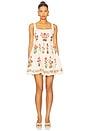view 1 of 3 Barbara Mini Canna Dress in Multicolor