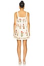 view 3 of 3 Barbara Mini Canna Dress in Multicolor