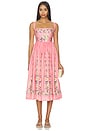 view 1 of 4 VESTIDO MIDI MIELERO in Multicolor