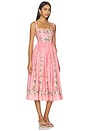 view 2 of 4 VESTIDO MIDI MIELERO in Multicolor