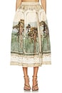 view 1 of 6 JUPE MIDI TANGELO in Multi
