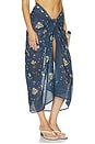 view 2 of 6 Lavanda Pareo Midi Skirt in Multicolor