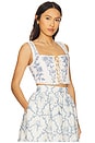 view 2 of 4 Cornalina Floritura Corset Top in Multicolor