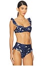 view 2 of 4 HAUT DE MAILLOT DE BAIN KIWI CAF? in Navy Multicolor