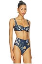 view 2 of 4 Zucchini Laguna Bikini Top in Multicolor