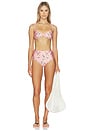 view 4 of 4 BAS DE MAILLOT DE BAIN MAGENTA in Multicolor