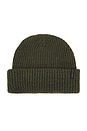 view 1 of 2 Ribbed Knit Beanie in Army