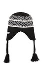 view 1 of 3 Sedona Ear Flap Beanie in Black