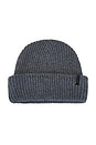 view 1 of 2 Ribbed Knit Simple Fit Beanie in Blue