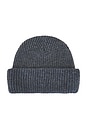 view 2 of 2 Ribbed Knit Simple Fit Beanie in Blue