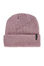 view 1 of 2 Thermal Knit Beanie in Mauve