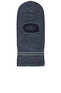 view 1 of 4 Striped Balaclava in Navy