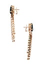 view 2 of 2 Braided Chandelier Earrings in Gold