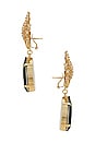 view 2 of 2 Sunburst Drop Earrings in Gold