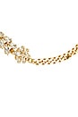 view 2 of 3 Short Multi Floral Necklace in Crystal & Gold