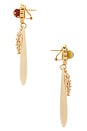 view 2 of 2 BOUCLES D'OREILLES ORIGINALES EARRINGS in Multicolor & Gold