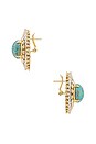 view 2 of 2 CLOUS D'OREILLES in Turquoise