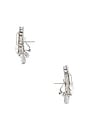 view 2 of 2 BOUCLES D'OREILLES in Crystal & Silver