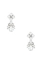 view 1 of 2 BOUCLES D'OREILLES in Crystal & Silver