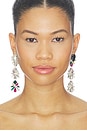 view 4 of 3 BOUCLES D'OREILLES OMEGA in Crystal Multicolored & Silver