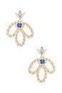 view 1 of 2 BOUCLES D'OREILLES in Gold & Blue